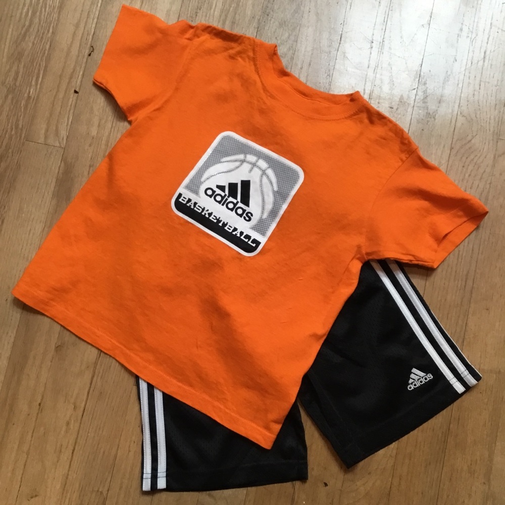 Adidas Nylon Shorts and Tee